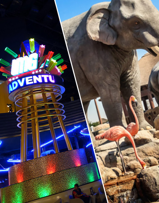 Combo: IMG Worlds of Adventure + Free Dubai Safari Park Tickets