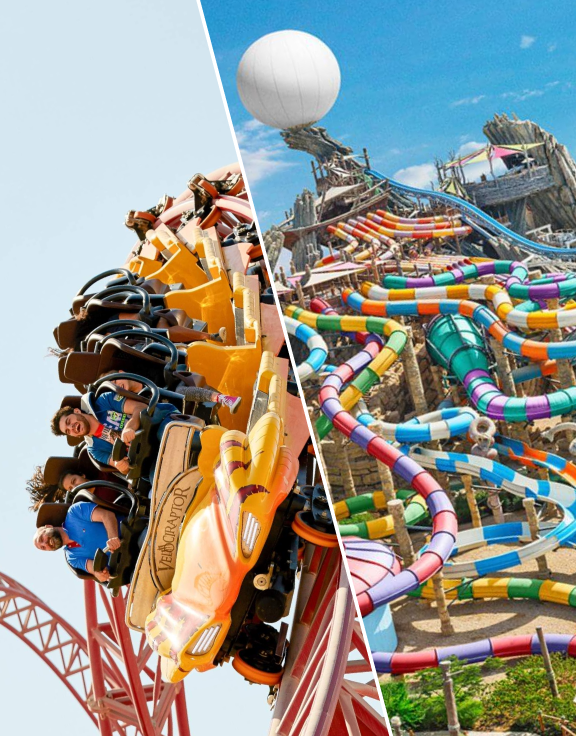 Combo : Yas Waterworld & IMG Worlds of Adventure