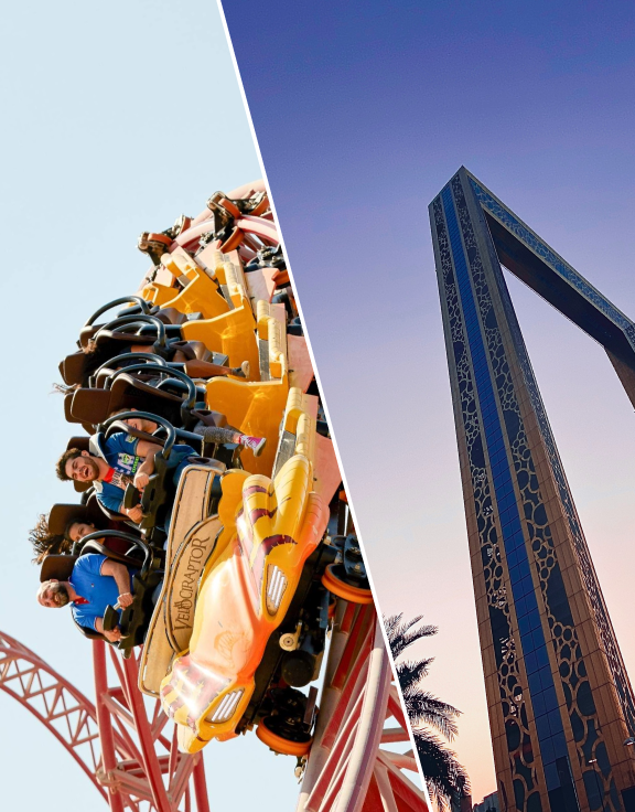 Combo : IMG Worlds of Adventure & Free Dubai Frame