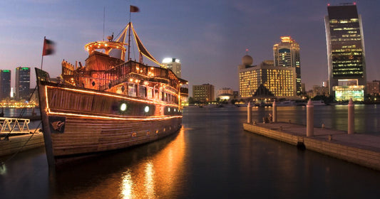 Dubai Creek and Open Seas Dhow Dinner Cruise with Live Entertainment