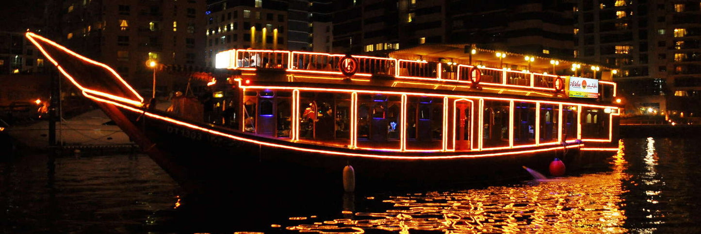 Dhow cruise Dubai Marina