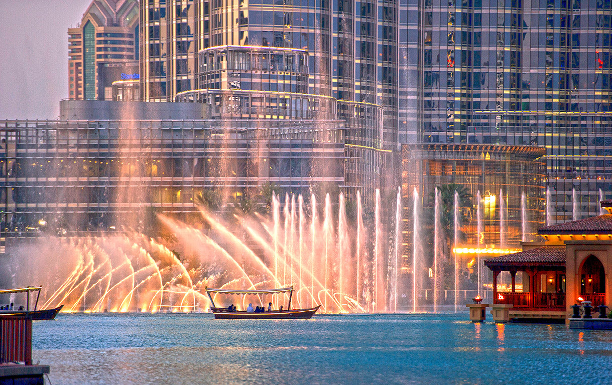 Dubai Abra Lake Fountain