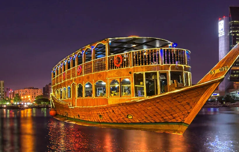 Dubai Night Cruise Luxury Dinner