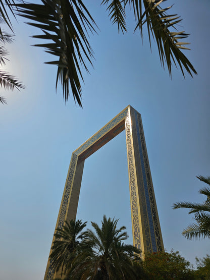 Dubai frame building