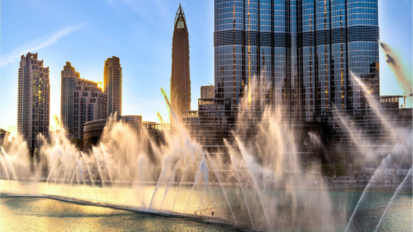 Dancing fountain show dubai 