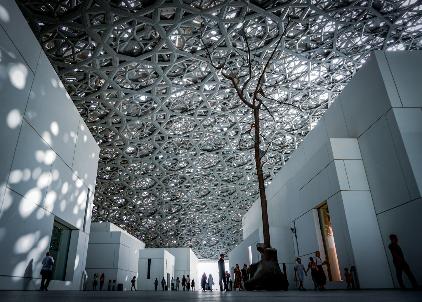 Inside The Louvre Abu Dhabi Geometric Dome