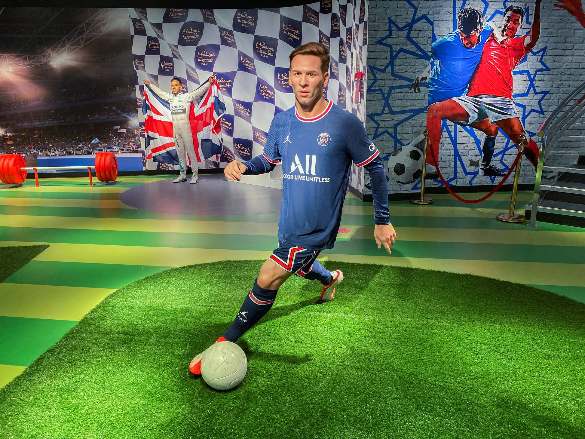 Wax Figure of Lionel Messi Dubai Museum