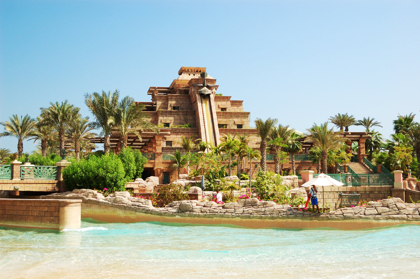 Pyramid Water slide in Dubai