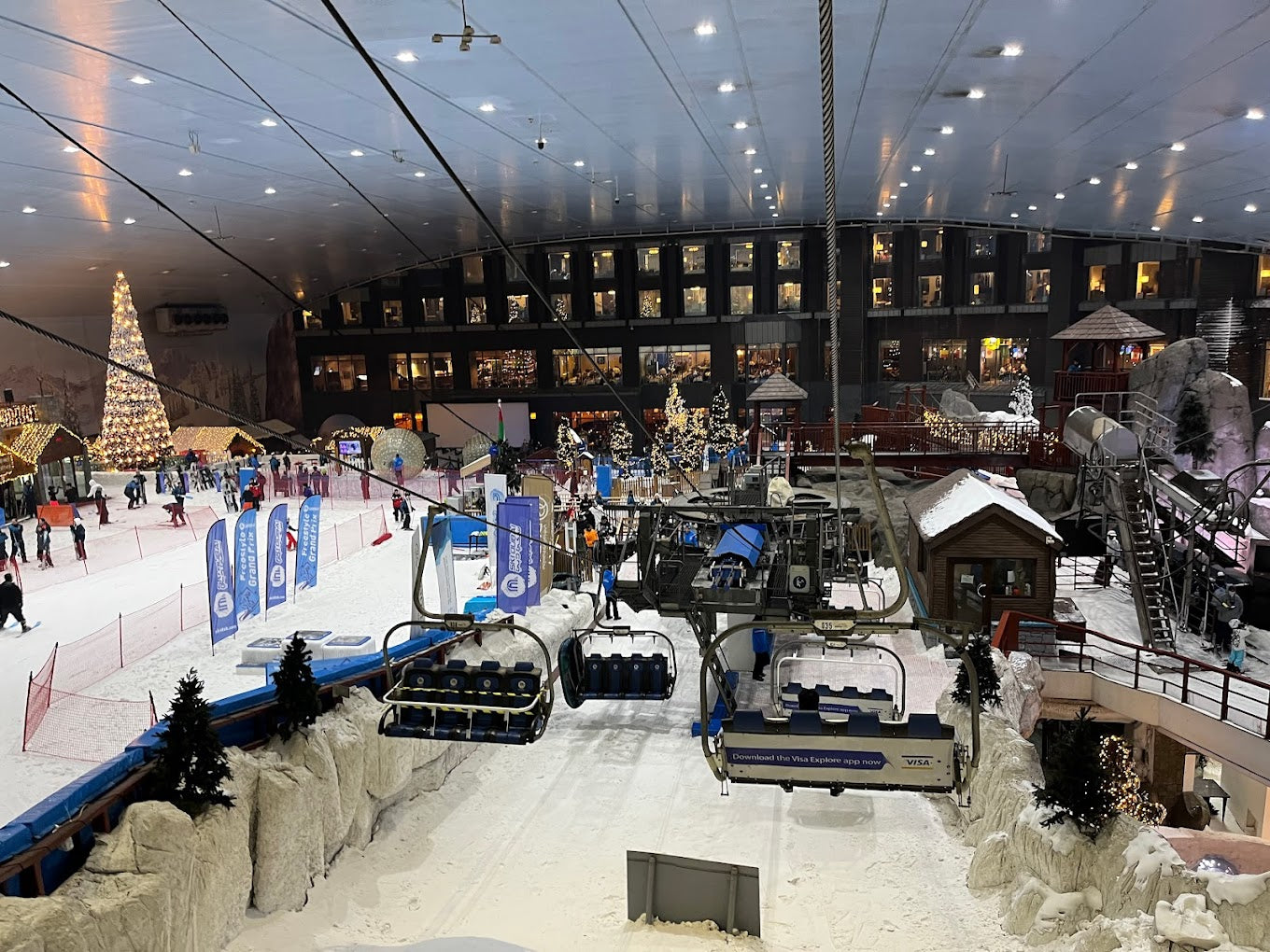 SkiDubai- chair Lift Area