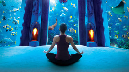 Yoga at Aquarium at Atlantis