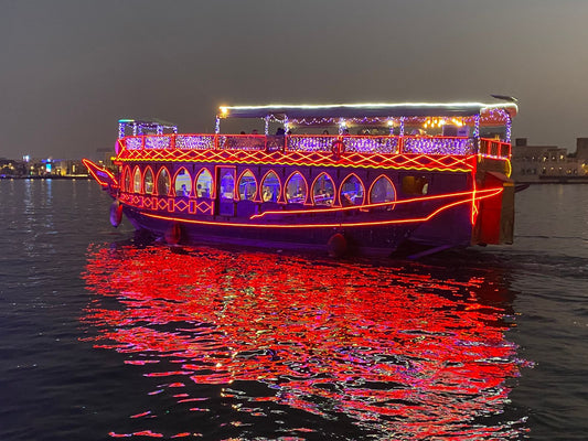 Dhow Cruise Dinner in Dubai Marina with Live Entertainment