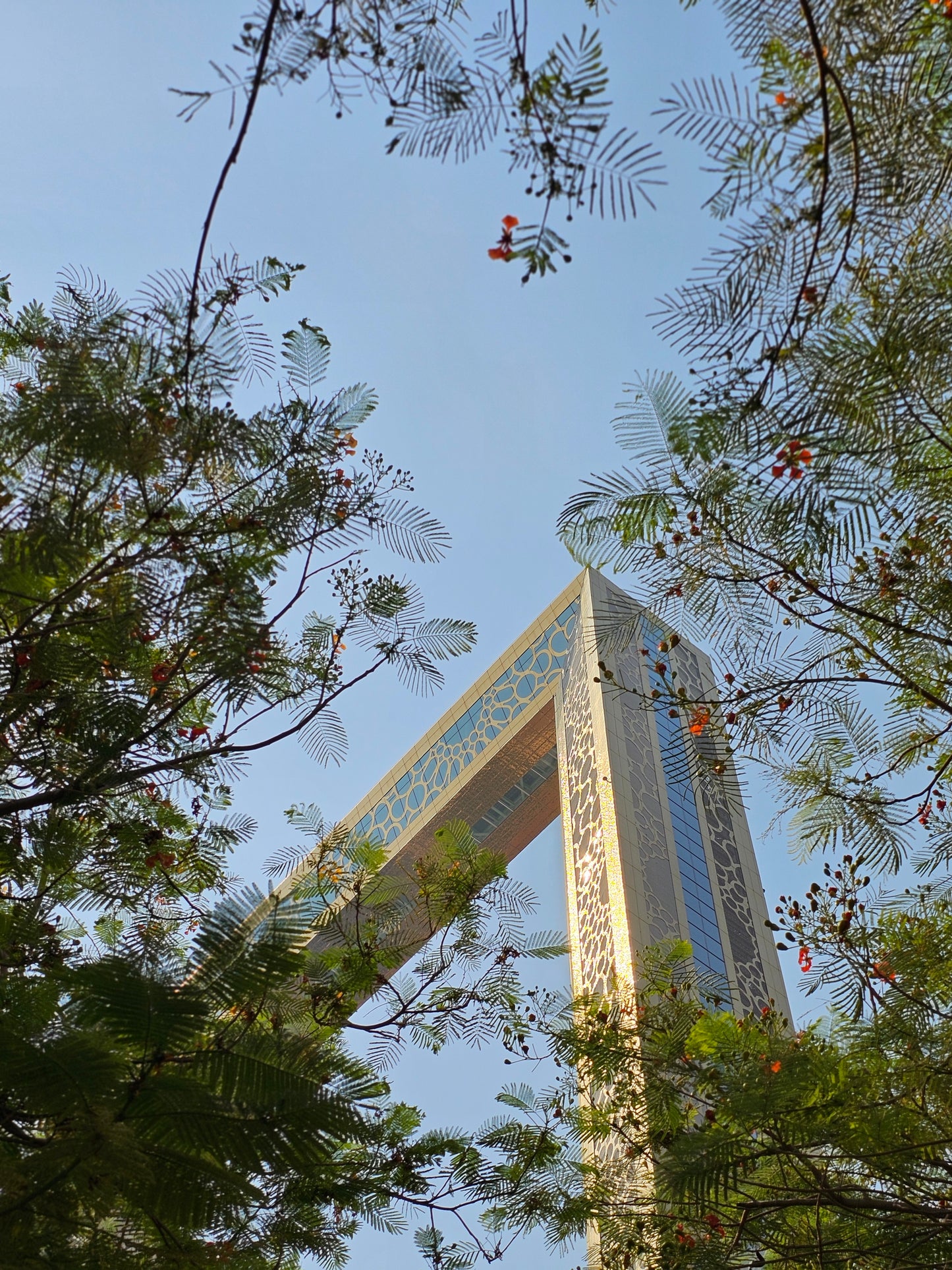 Dubai frame building 