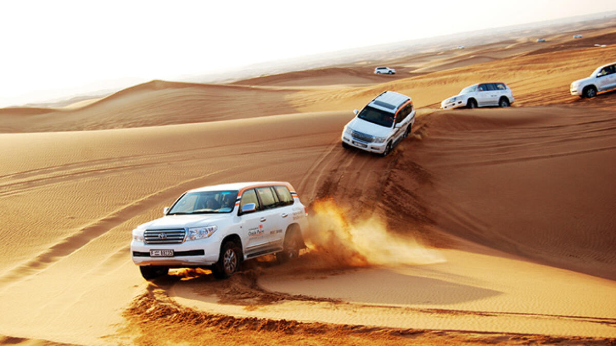 dune bashing in dubai