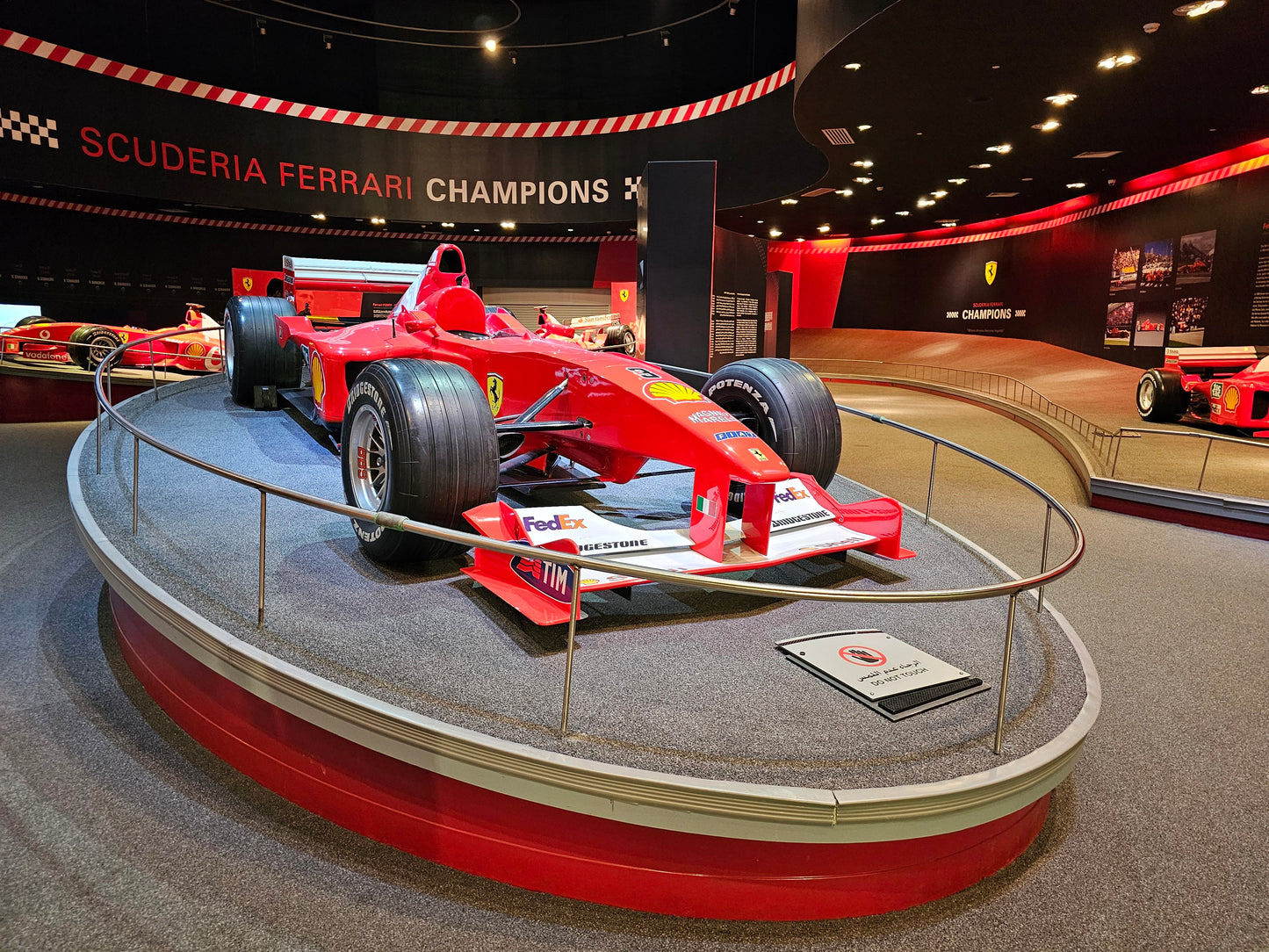 ferrari world abu dhabi car