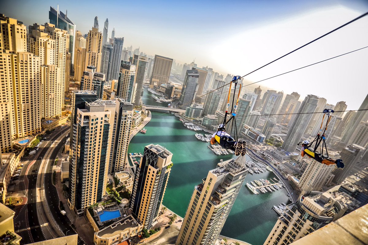 zip wire dubai marina